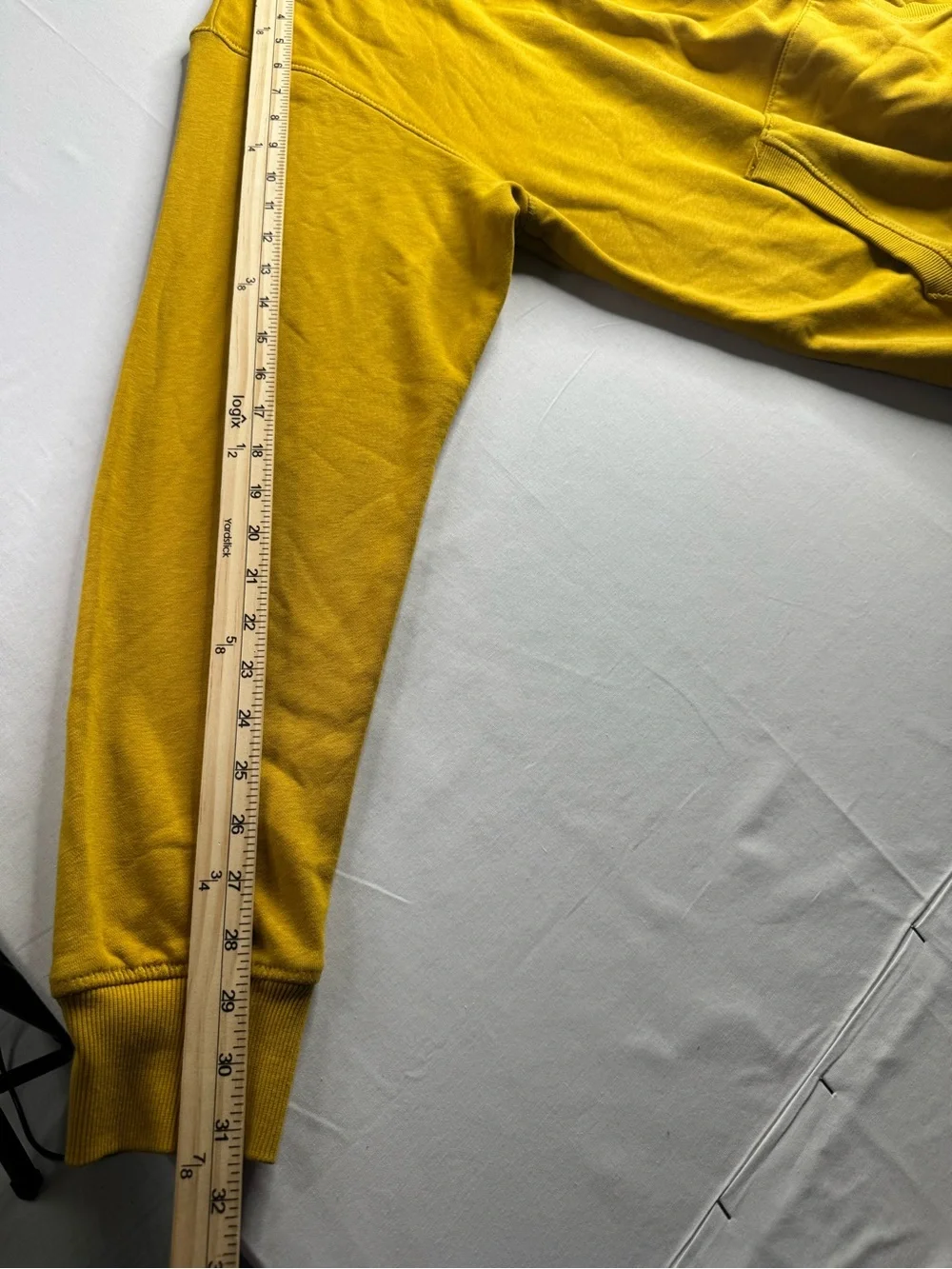 The North Face Men's Mustard Yellow Graphic Pullover Hoodie